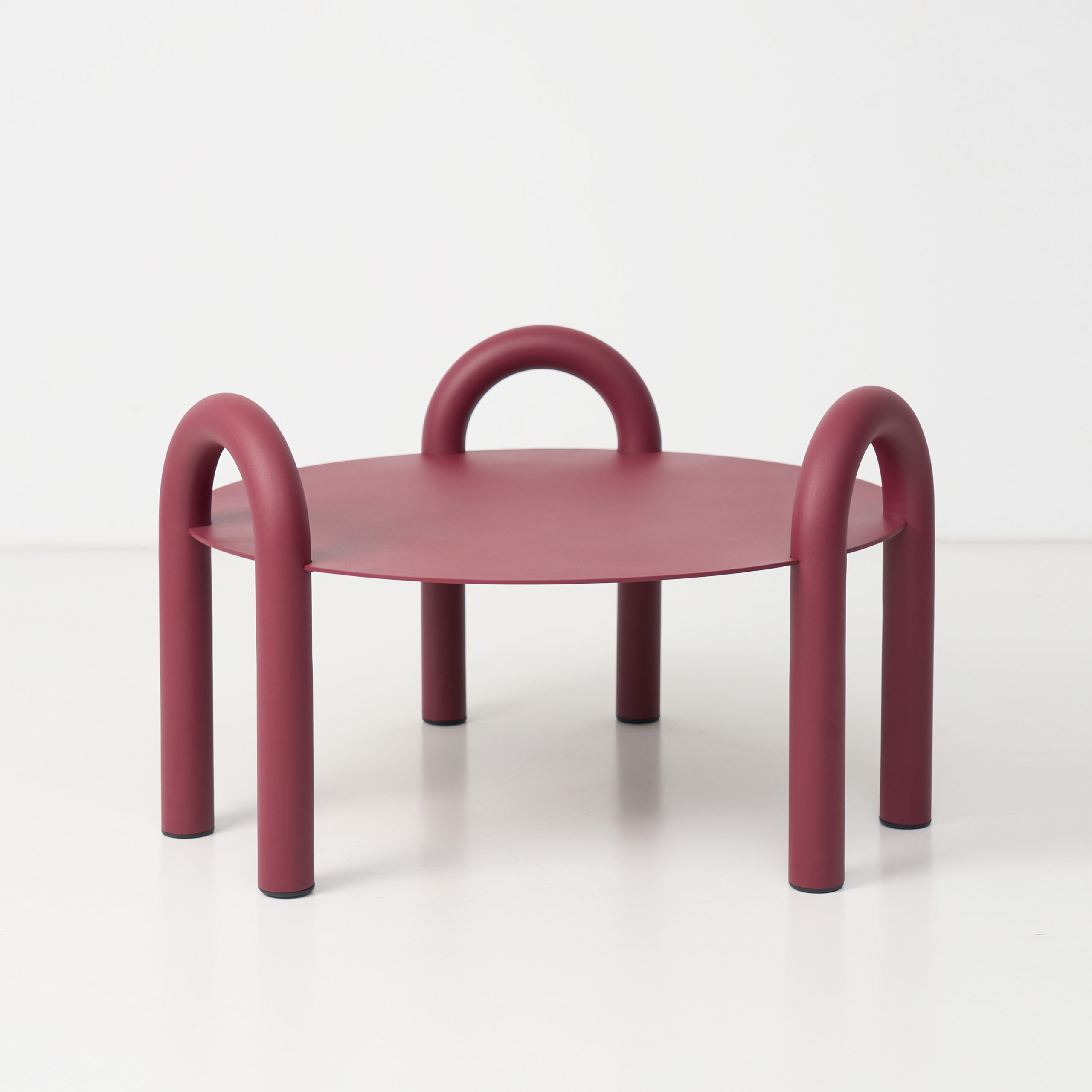 mesa de centro ⌀72cm – coleção curva